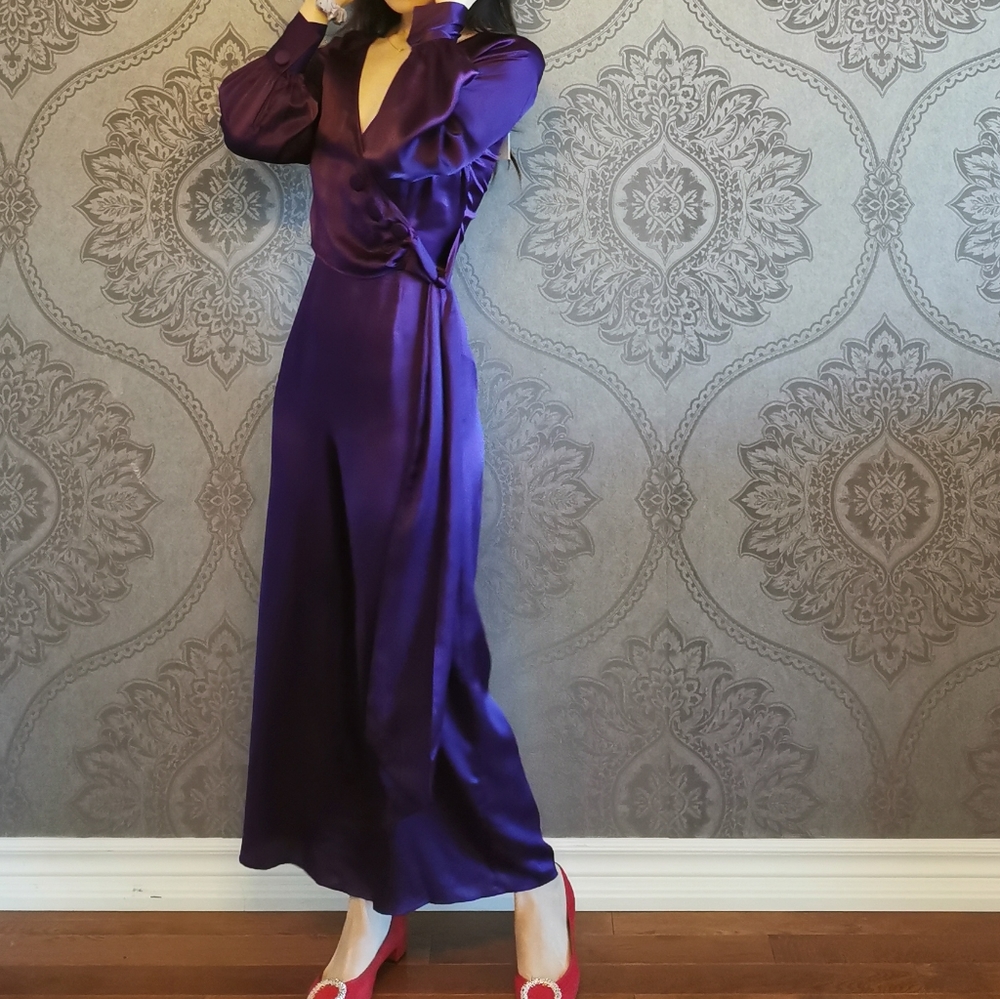 BNWT Uterque silk jumpsuit
